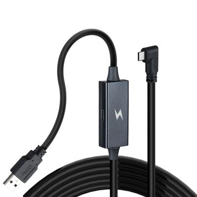 可充电VR续航串流线适用piconeo3|pico4 Oculus quest2/quest3link线3A充电数据线usb3.2gen1高速传输串流线