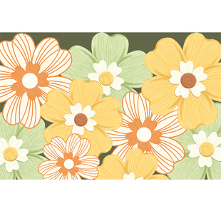 花卉丝圈入户门地垫门垫门口地毯室内可裁剪脚垫进门清新耐脏防滑