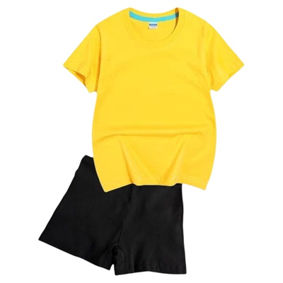 孩子的天空演出服儿童纯棉彩色t
