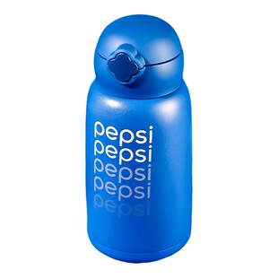 杯具熊儿童保温杯百事蓝丝绒学生三盖吸管水杯上学专用大容量水壶