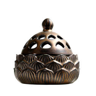 迷你小香炉袖珍指尖香薫炉陶瓷手炉家用茶具茶盘摆件茶道配件包邮