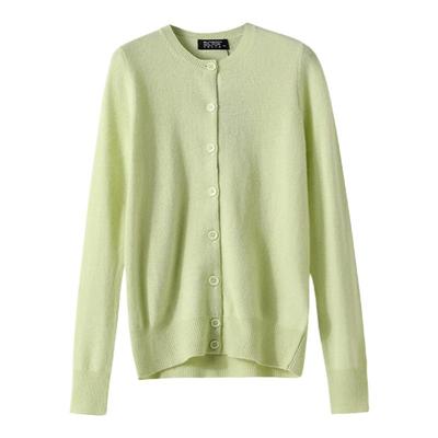 sungod日神春季圆领红色纯羊绒衫