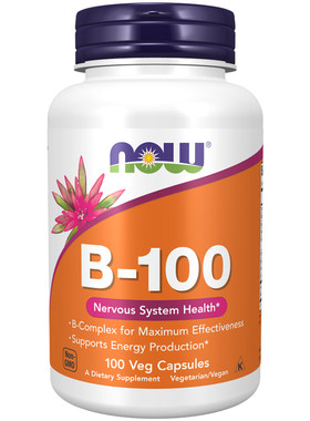 now诺奥维生素B-100胶囊100粒