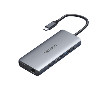 联想拓展坞typec扩展usb3.0分集线器hdmi投屏转接头多功能网线接口转换器小新华为笔记本电脑ipad平板手机hub