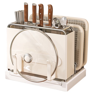 【巨省空间】厨房刀架菜板架