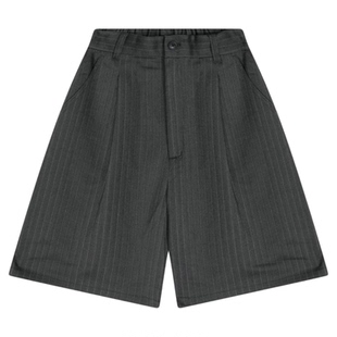 niko and ...裤子女2026春季新款简约休闲宽松阔腿短裤592177