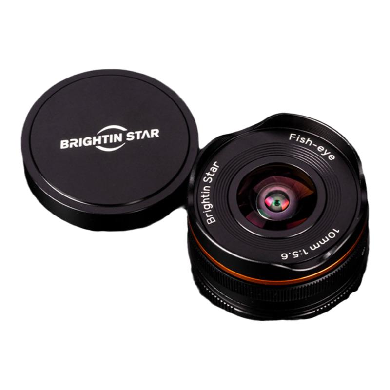 星曜10mm F5.6微单饼干鱼眼镜头适用松下M43富士索尼佳能M尼康Z30