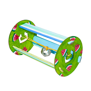 胡克定律滚轮 手工DIY科技小制作来来回回的魔轮科学实验材料推荐