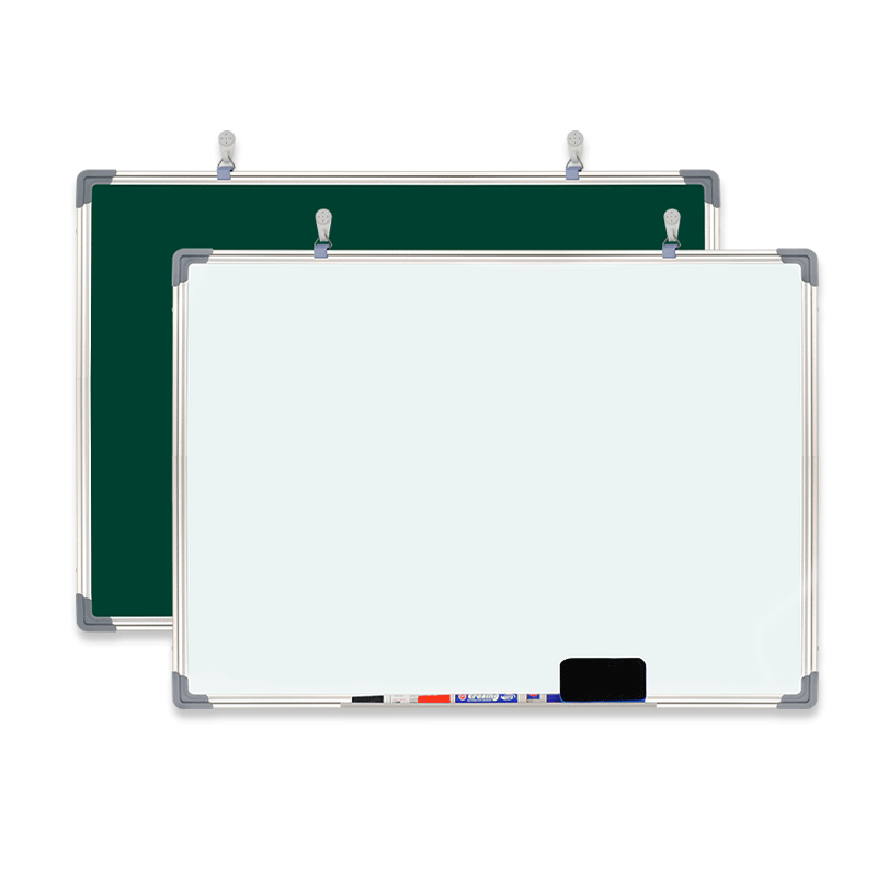 磁性大白板写字板教学培训办公双面墙挂式大黑板可擦家用儿童磁吸画板粉笔黑板墙贴看板记事板商用磁力小白板