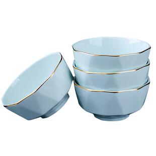 风陶瓷碗家用2023新款现代简约吃饭碗面碗套装高级感碗碟轻奢高温