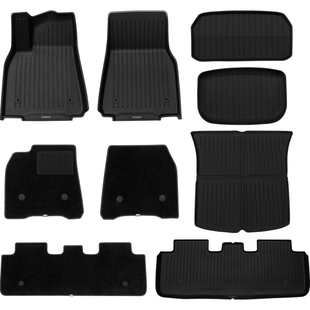 倍思适用特斯拉modely脚垫model3焕新版专用tpe配件Y后备箱汽车