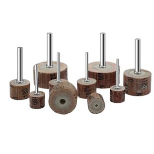 活柄百叶磨头百叶轮砂纸轮打磨抛光轮千叶轮3mm6mm柄 T型8-60mm