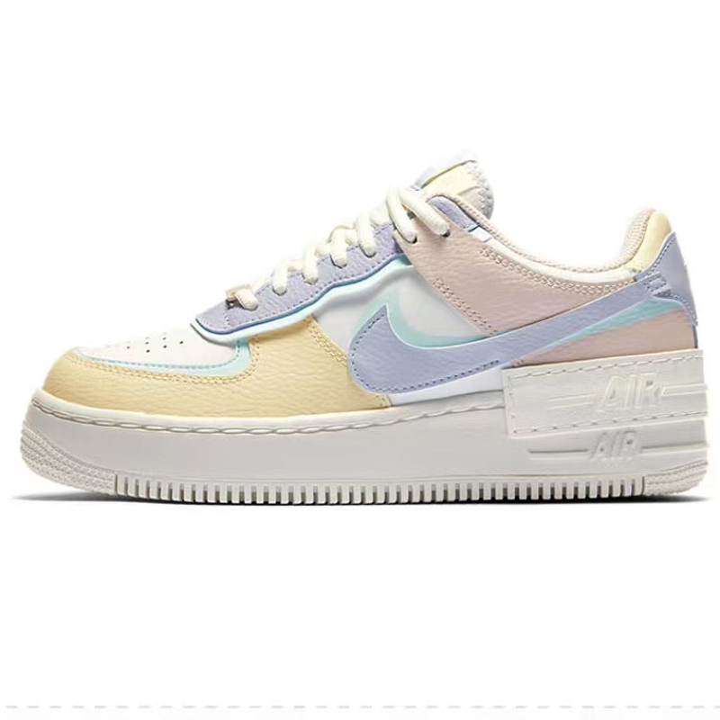 Nike女Air Force 1空军一号AF1运动休闲板鞋DV1364变色马卡龙双钩