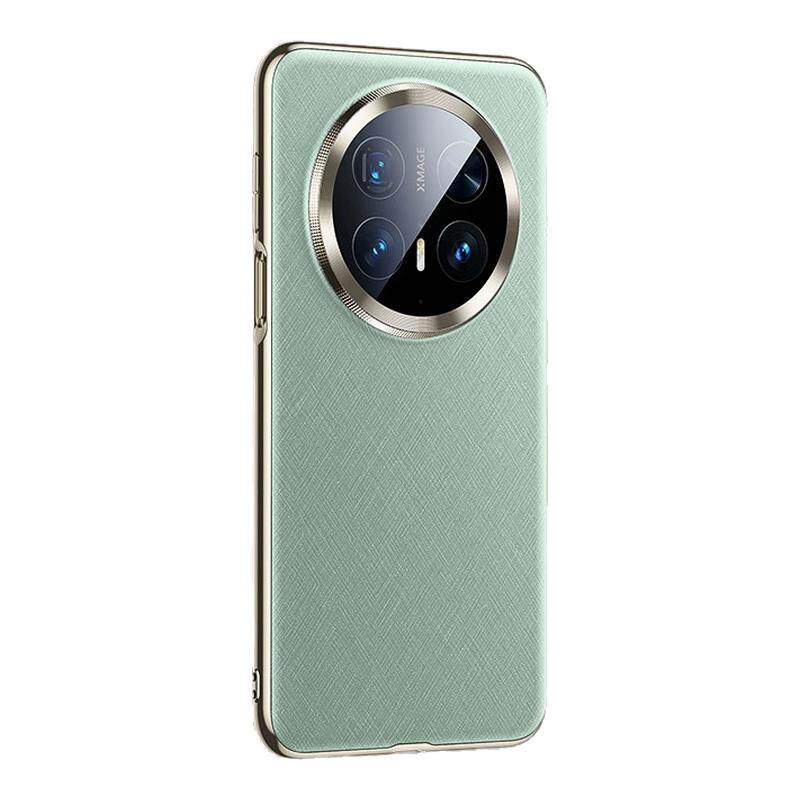 适用华为mate70pro+手机壳新款不含铅素皮mate70pro十保护套全包摄像头70por优享版防摔磁吸高级感奢华商