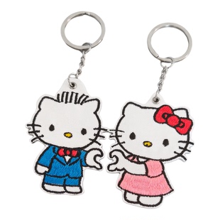 hellokitty情侣挂件丹尼尔哈喽kitty包包挂饰书包包挂kitty猫凯蒂