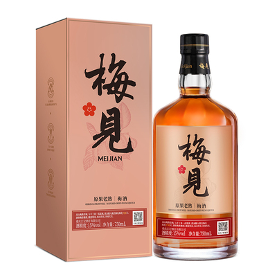 梅见青梅酒15度750ml原果老熟