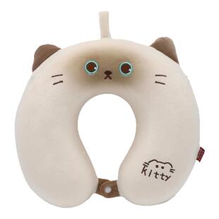 卡通可爱暹罗猫记忆棉U型枕旅行颈枕差旅办公u形枕护颈枕