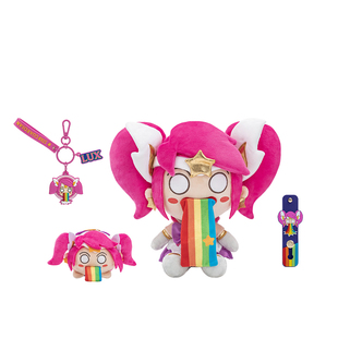 云顶之弈LOL小小拉克丝毛绒周边系列毛绒玩偶钥匙扣手机支架