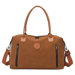 女士外出短途旅行包时尚大容量轻便行李包高颜值可套拉杆箱手提包