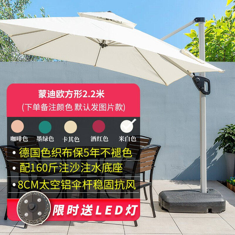 户外遮阳伞庭院伞别墅露台花园大太阳伞防雨摆摊商用伞室外