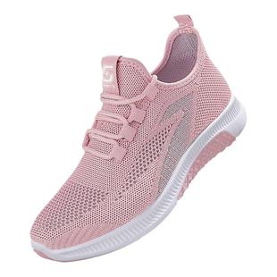 老北京布鞋女春季2025新款浅口透气妈妈鞋女款平底防滑运动健步鞋