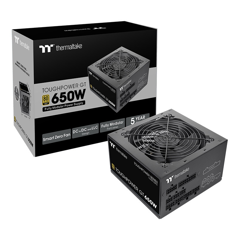 Tt台式电脑电源钢影GT750W850W
