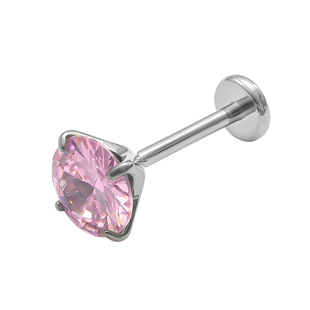 F136钛合金医用植入级内螺旋替换头耳骨钉粉钻养耳洞睡觉免摘耳饰