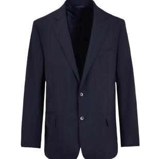 Brooks Brothers/布克兄弟男士秋冬款绵羊毛商务纯色西装外套