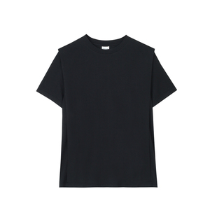 BLANK LABEL法式极简Sorona Blend EcoCosy速干抗皱活页t恤女夏季