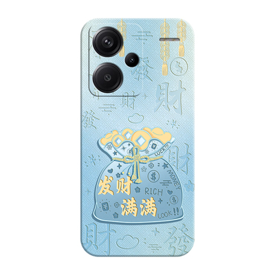 适用红米note12turbo软壳送挂绳