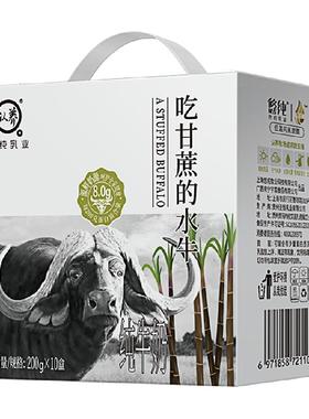 认养吃甘蔗的水牛奶4.0g优质蛋白儿童孕妇中老年人200g*10礼盒装