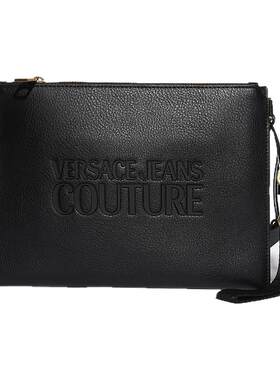 Versace/范思哲潮流都市男士字母微标拉链手拿包银泰百货 300154