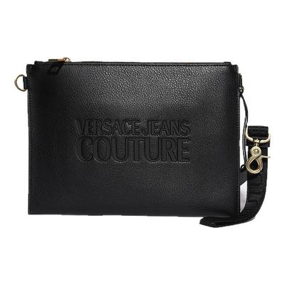 Versace/范思哲潮流都市男士字母微标拉链手拿包银泰百货 300154