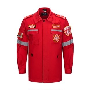 应急四季救援服作训服救援队救灾防静电耐磨工作服紧急搜救