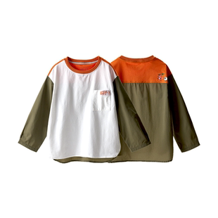 Q21天仙配儿童速干T恤男女宝宝透气衣服春季新款轻薄长袖上衣童装