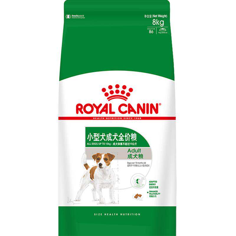 皇家小型犬成犬粮包装升级8kg