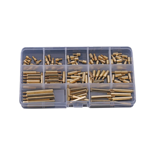 铜柱主板盒装螺丝单头双通六角尼龙柱电脑机箱隔离柱套装M2M3M4