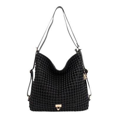 cobo/羚羊真皮女包手工编织时尚