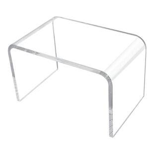 门口换鞋凳家用坐凳入户进门穿鞋矮凳轻奢高级感亚克力塑料小凳子