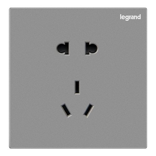 legrand罗格朗开关面板 86型开关插座USB多孔五孔 tcl逸景深砂银