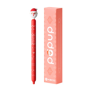 【圣诞节礼物】KACO圣诞节限定礼物灵悦POPUP童话雪屋中性笔创意高颜值ins风解压笔ST双珠顺滑速干考试签字笔