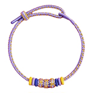 鸡鸣寺2026年马年本命年红绳本命年好运莲花三元结手链