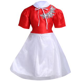 新款大合唱演出服装中学生初中生成人合唱团朗诵比赛高中生蓝男女