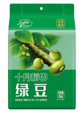 十月稻田绿豆1kg易煮出沙