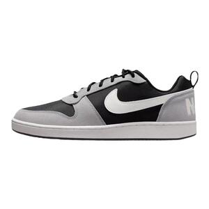 向往体育Nike/耐克Court Borough男子复古黑灰休闲板鞋844881-005