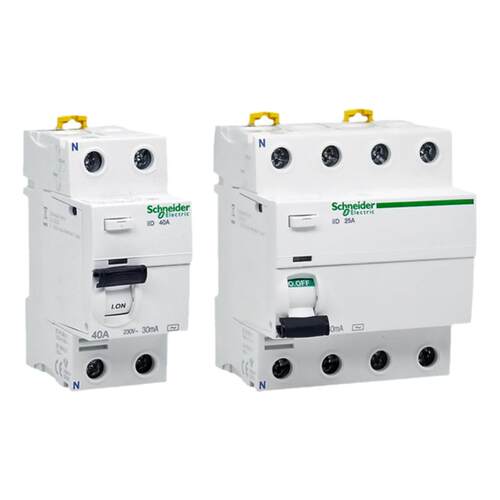 进口施耐德iD电磁漏电断路器短路开关iID 2P 4P 25A 40A 63A 100A