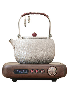榜盛纯钛冰花煮茶壶烧水壶养生壶家用户外便携高端煮茶器电陶炉