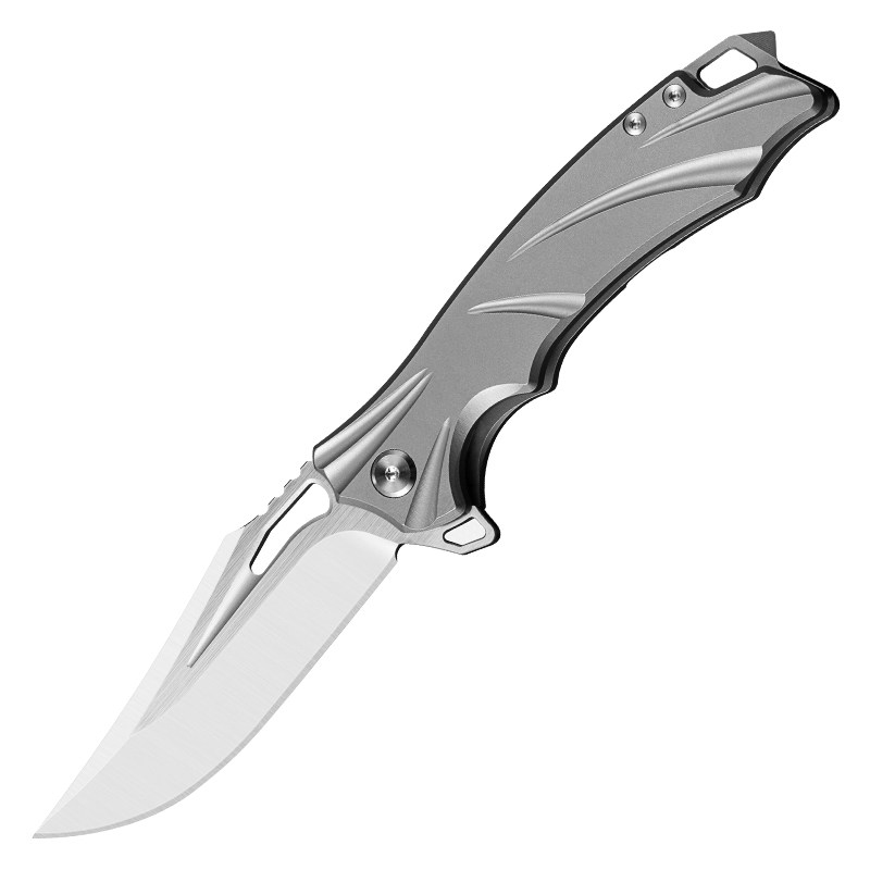m390粉末钢折叠刀高硬度锋利钛合金小刀户外随身折刀野外水果刀具