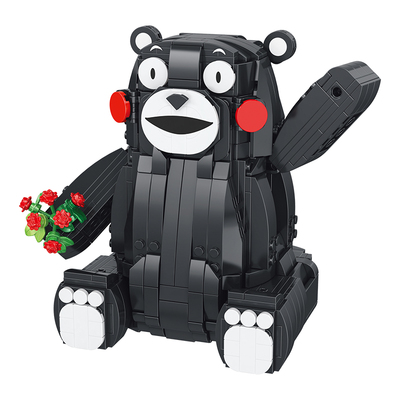 正版熊本熊大公子拼装积木