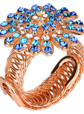 弹簧旋转时尚风可调节韩版手镯